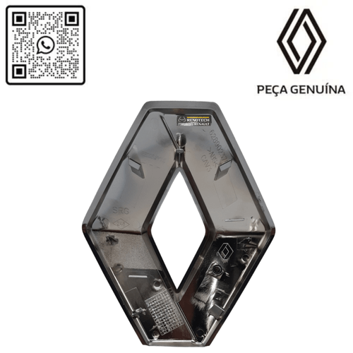 RN 02376R 628902376R EMBLEMA DA GRADE DIANTEIRA DUSTER - 2